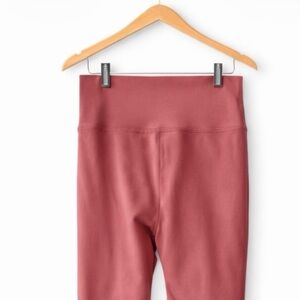 Peloton Pink High Rise Leggings Size Medium Logo Leg Activewear